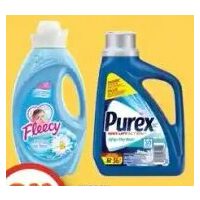 Fleecy Sheets, Liquid Fabric Softener or Purex Laundry Detergent