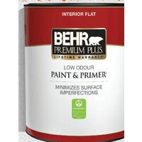 Behr Premium Plus Interior Flat Paint & Primer In One 