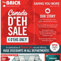 The Brick - Saving You More - Canadian Made Event (BC/AB) Flyer