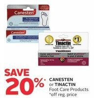 Canesten Or Tinactin Foot Care Products