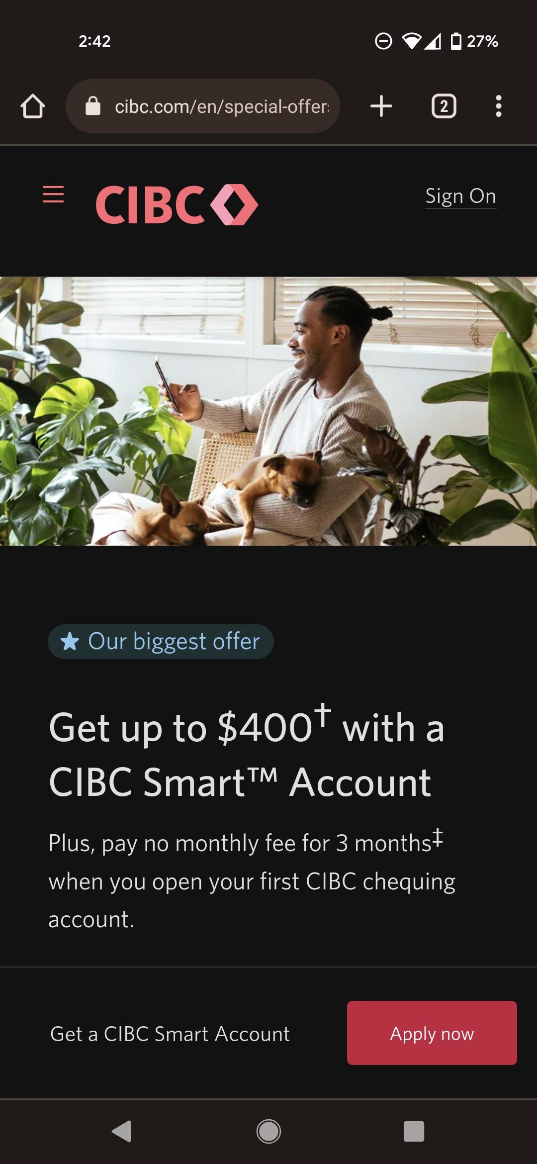 CIBC Get 400 for opening a cibc business account Page 8