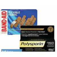 Band-Aid Premium Bandages or Polysporin