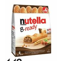 Nutella B-Ready Bars