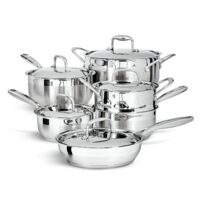 Paderno 11-Pc 18/10 Stainless-Steel Cookset 