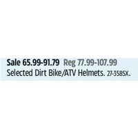 Dirt/Bike/ATV Helmets 