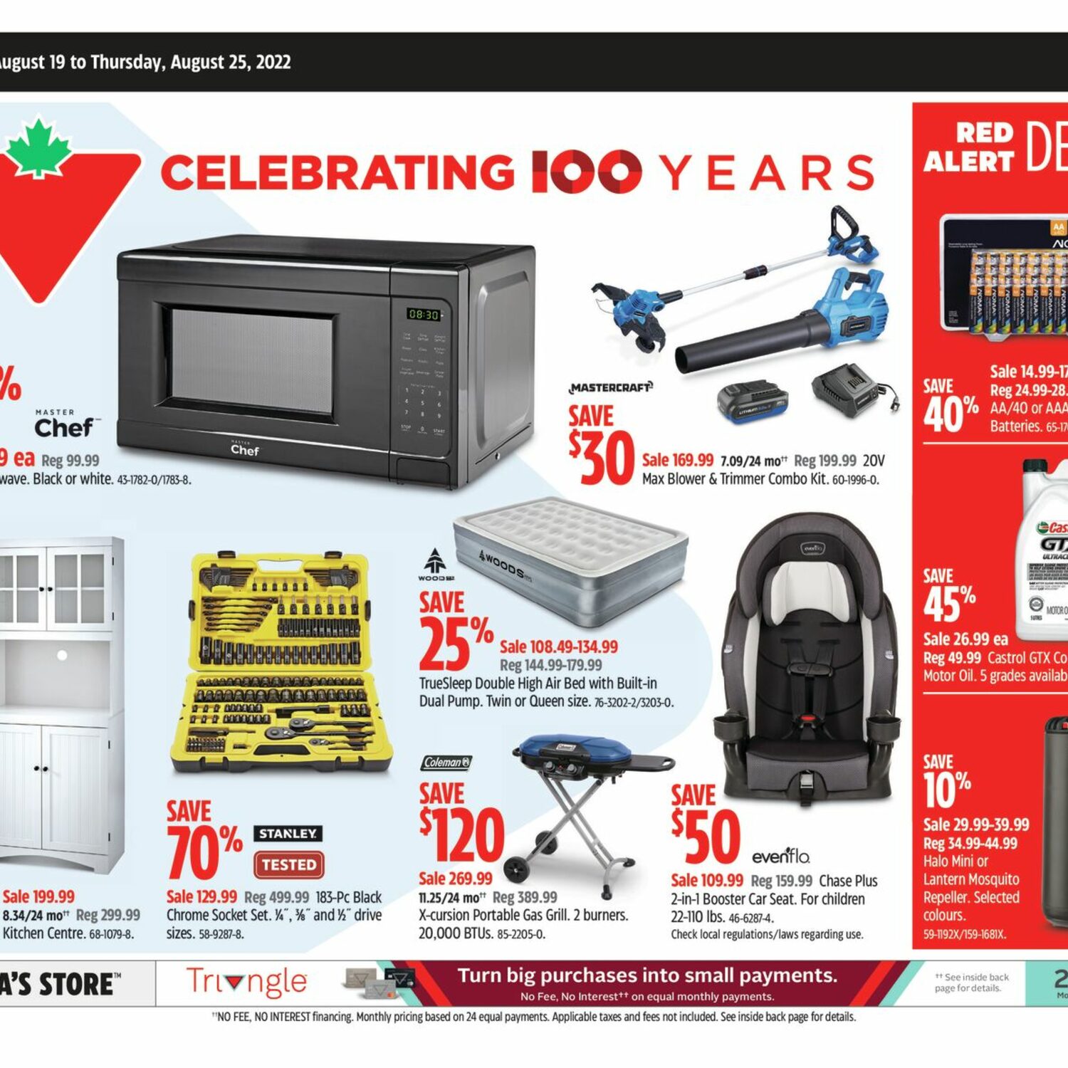 Canadian Tire Weekly Flyer - Weekly Deals - Celebrating 100 Years (ON ...