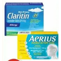 Aerius or Claritin Allergy Tablets
