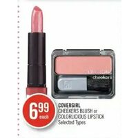 Covergirl Cheekers Blush Or Colorlicious Lipstick