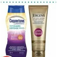 Jergens Natural Glow or Coppertone Sun Care Products