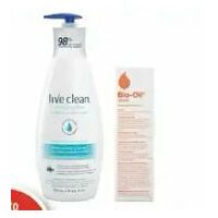 Live Clean Lotions or Bio-Oil Skin Treatments