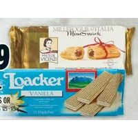 Loacker Wafers Or Vicenzi Cookies