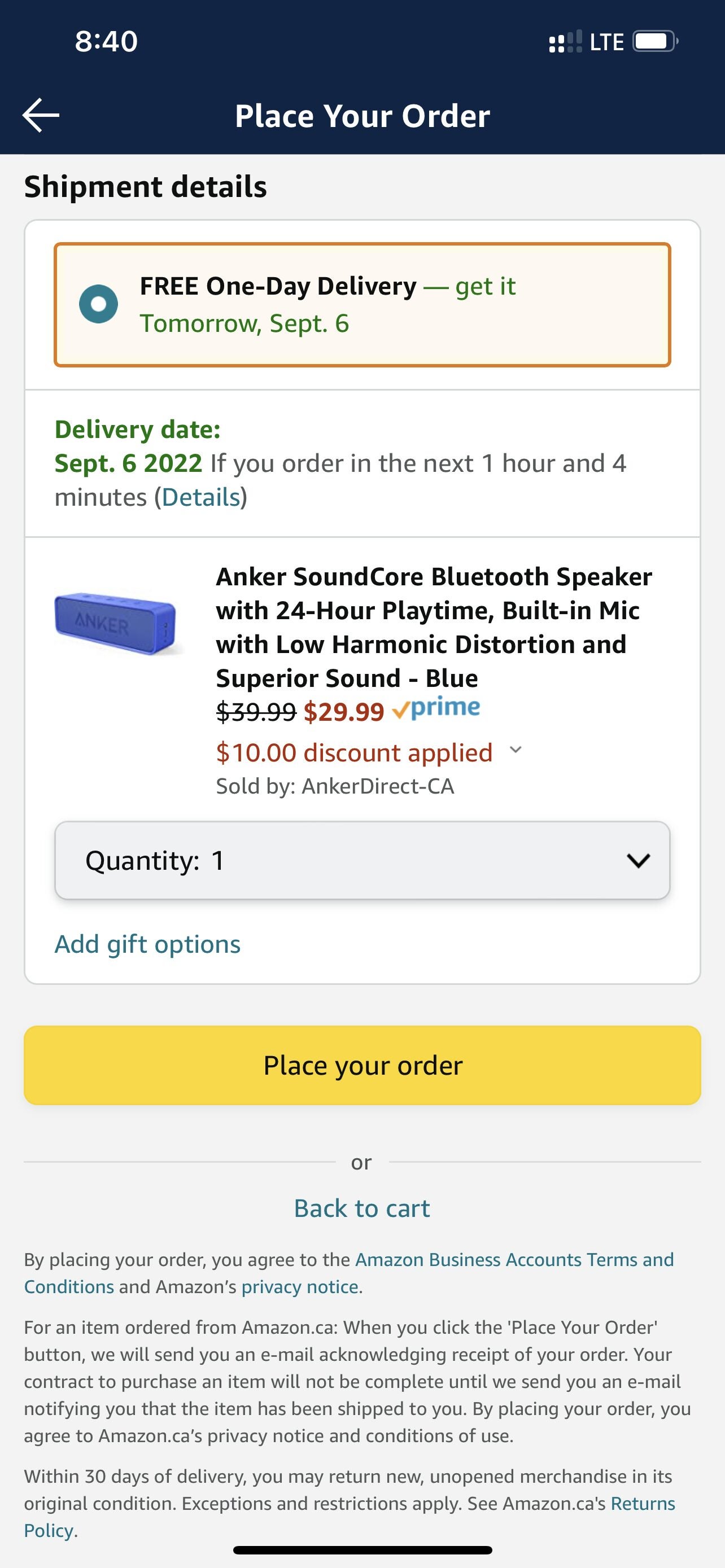 Anker SoundCore Bluetooth Speaker with 24-Hour Playtime, Built-in Mic with  Low Harmonic Distortion and Superior Sound - Blue 