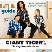 Giant Tiger - Fall Guide Flyer