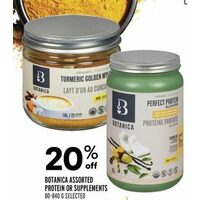 Botanica Protein or Supplements