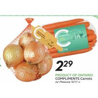 Compliments Carrots or Onions