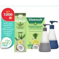 Cleancult Cleaning, Dish or Laundry Detergent or Refillable Bottles
