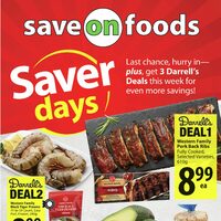 Save On Foods - Weekly Savings - Saver Days (Edmonton Area/AB) Flyer