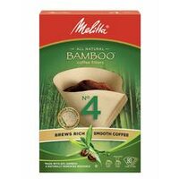 Melitta #4 Bamboo Coffee Filters or All Natural #2 Bamboo Filters