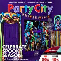 Party City - Halloween Is Back Flyer
