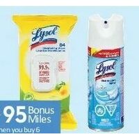 Lysol Disinfecting Spray Wipes or Power Plus Toilet Bowl Cleaner 
