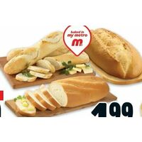 French or Italian Bread Baguettes or Mini Parisien Breads 