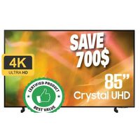 Samsung 85'' 4K Smart Television UHD Cristal TV