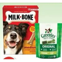 Greenies Dental or Milk-Bone Dog Treats