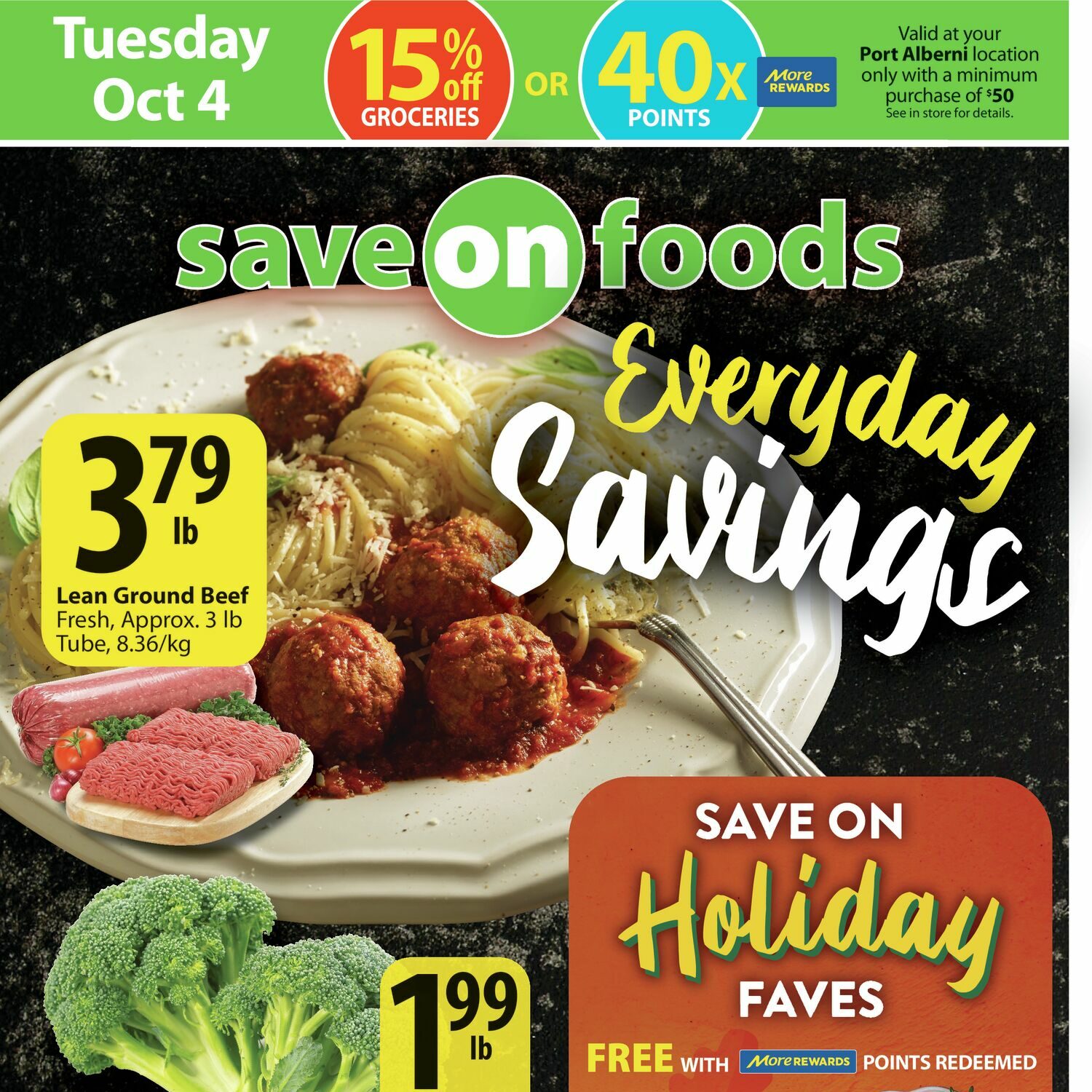 Save On Foods Weekly Flyer Port Alberni Store Only Weekly Savings
