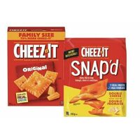Kellogg's Cheez-It Crackers Family Size or Snack Pack Cheez-It Snap'd or Kellogg's Town House Crackers 