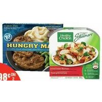 Hungry-Man or Healthy Choice Gourmet Steamers