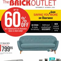 The Brick - Outlet - Saving You Even More on Clearance (AB/SK/MB/ON) Flyer