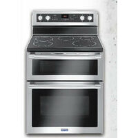 Maytag 6.7 Cu. Ft. Self-Clean Double Oven Electric Range With True Convection