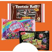 Tootsie Roll, Dubble Bubble, Crack Ups! or Cheez-It Halloween