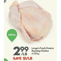 Longo's Fresh Ontario Roasting Chicken