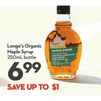 Longo's Organic Maple Syrup
