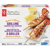 Fresh Atlantic Salmon Portions Plain or Marinated In-Store Cu tor PC Grilling Lobster Tail Skewers