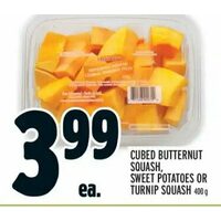 Cubed Butternut Squash, Sweet Potatoes Or Turnip Squash