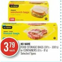 No Name Food Storage Bags Or Containers