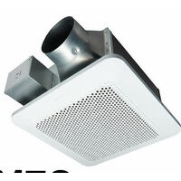 Panasonic Whisper Remodel 80/110 CFM Pick-A-Flow Retrofit Bath Fan 