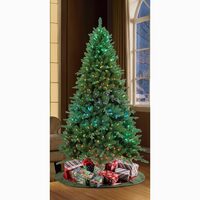 7' RGB Pre-Lit Remote-Controlled Pine Christmas Tree
