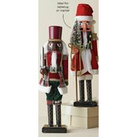 23" Plastic and Fabric Nutcrackers