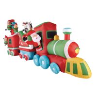Super-Sized scene Stealer Inflatable Christmas Train 