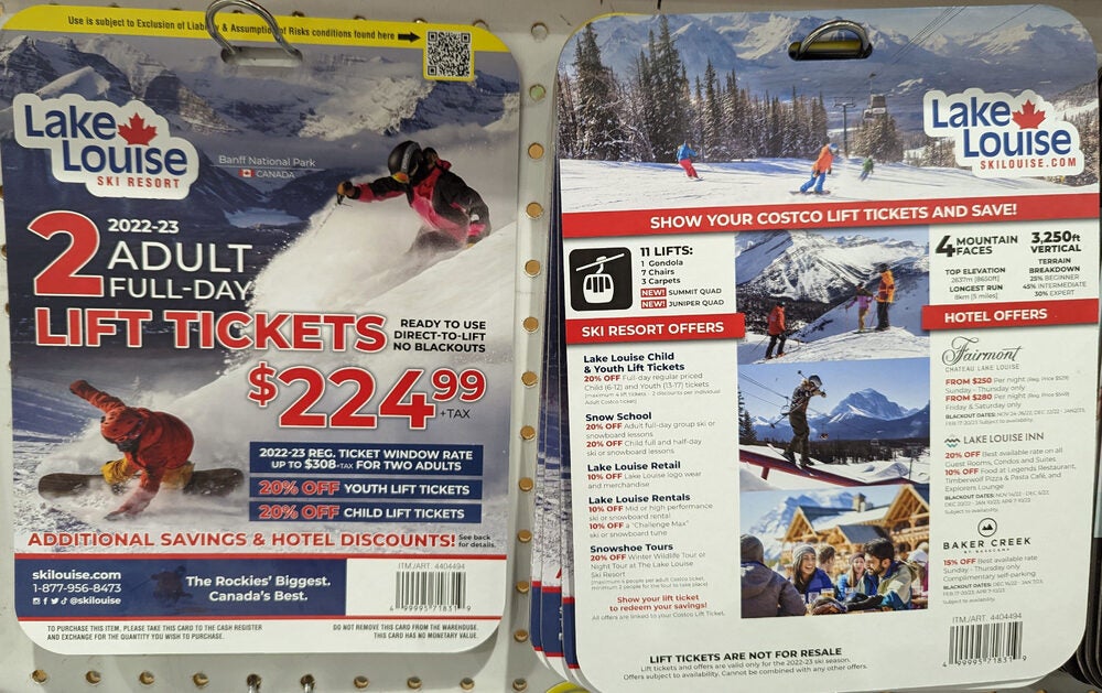 [Costco] Western Canada (AB BC) Ski Lift deals 2022/2023 RedFlagDeals