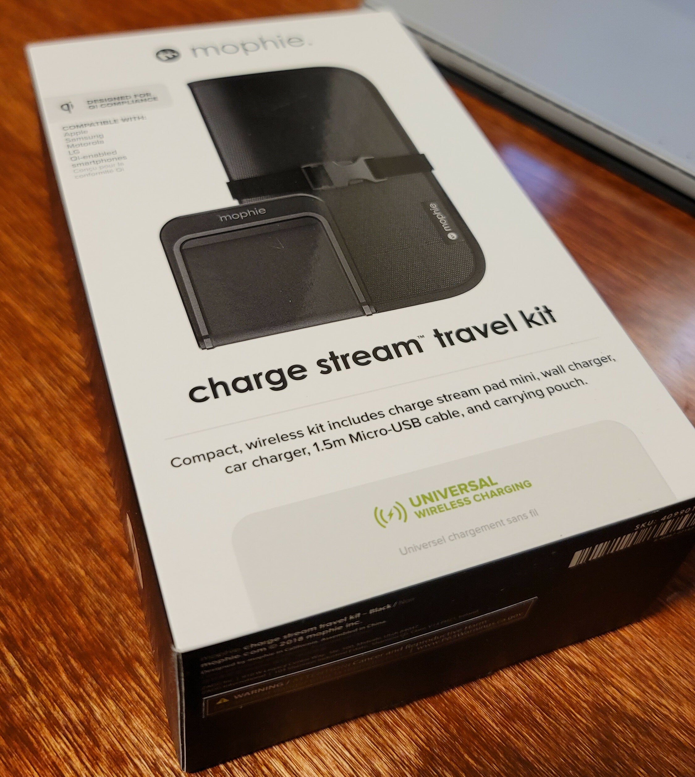 [Dollarama] Mophie Charge Stream Travel Kit 5 (Qi charging pad + wall
