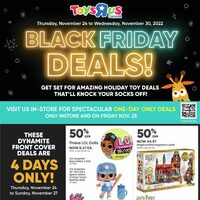 Toys R Us - Weekly Deals - Black Friday Deals Flyer