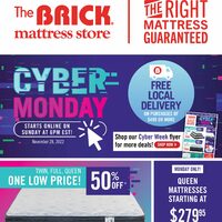 The Brick - Mattress Store - Cyber Week Sale Flyer