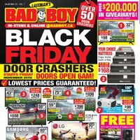 Bad Boy Furniture - Black Friday Sale Flyer