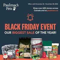 Pet Valu - Paulmac's Pets - Black Friday Event (ON/NS) Flyer