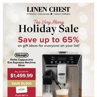 Linen Chest - The Very Merry Holiday Sale Flyer