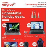 Staples - Weekly Deals - Unbeatable Holiday Deals (QC) Flyer